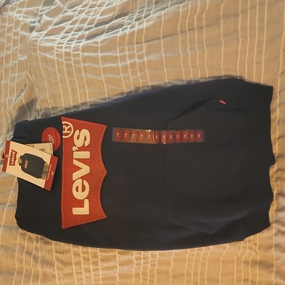 Boys Levi's 7/8 blue hoodie